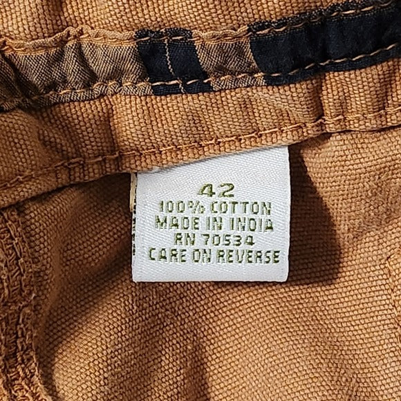 Orvis Mens Casual Tan Chino Pants Size 42
