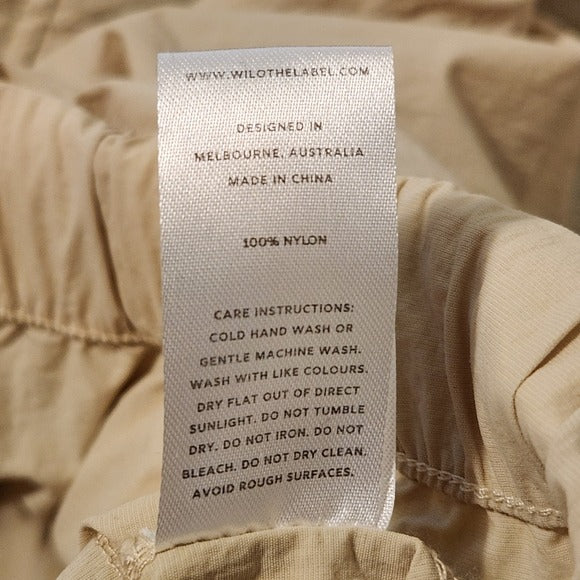 Wilo the Label Clay Parachute Style Cargo Pants Size Medium