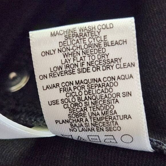 DKNY Black Pull-on Stretch Pants Size XL Gray and Black Diamond Ankle Pants