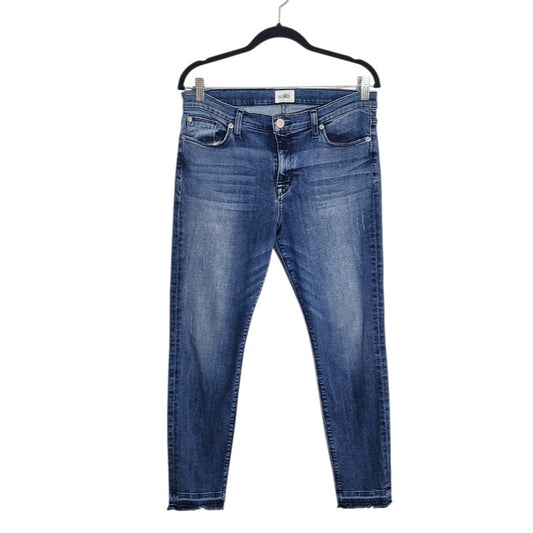 Hudson Medium Wash Skinny Cut Off Jeans Size 29/Size 8