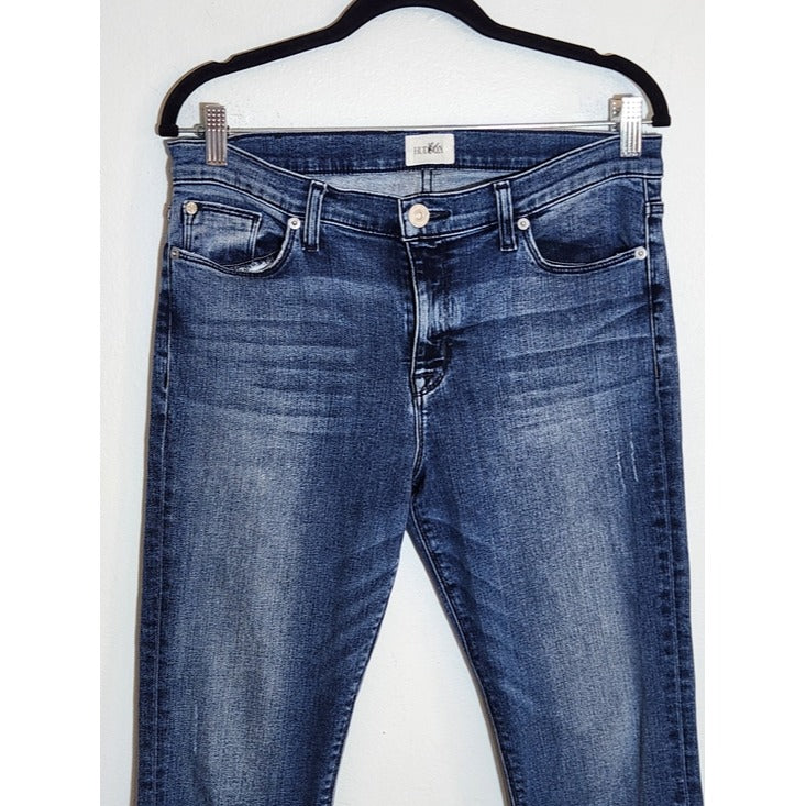 Hudson Medium Wash Skinny Cut Off Jeans Size 29/Size 8