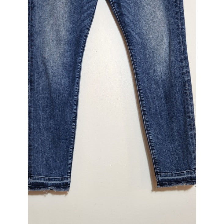 Hudson Medium Wash Skinny Cut Off Jeans Size 29/Size 8