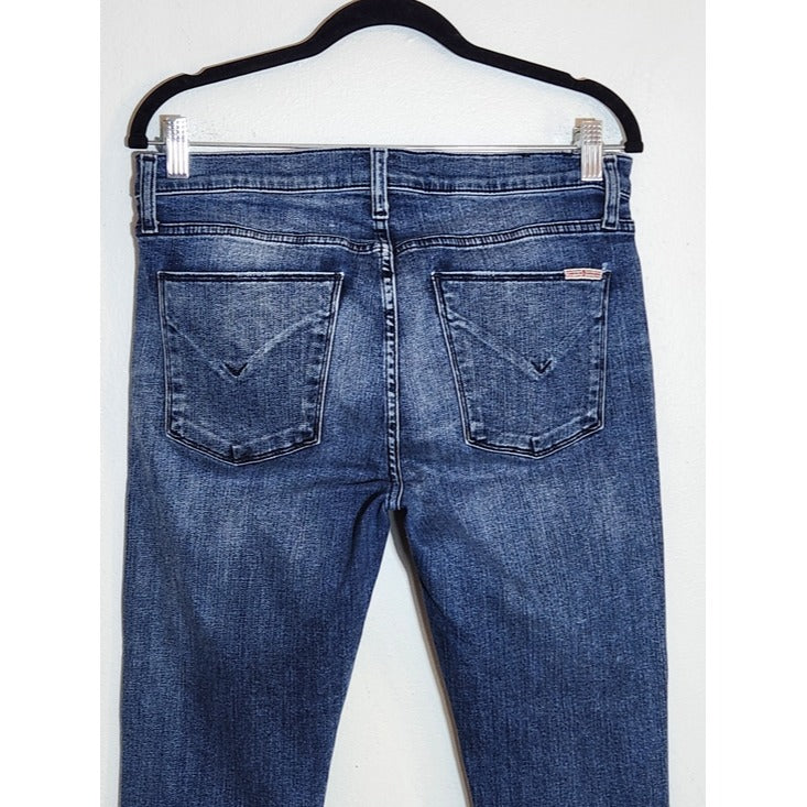 Hudson Medium Wash Skinny Cut Off Jeans Size 29/Size 8