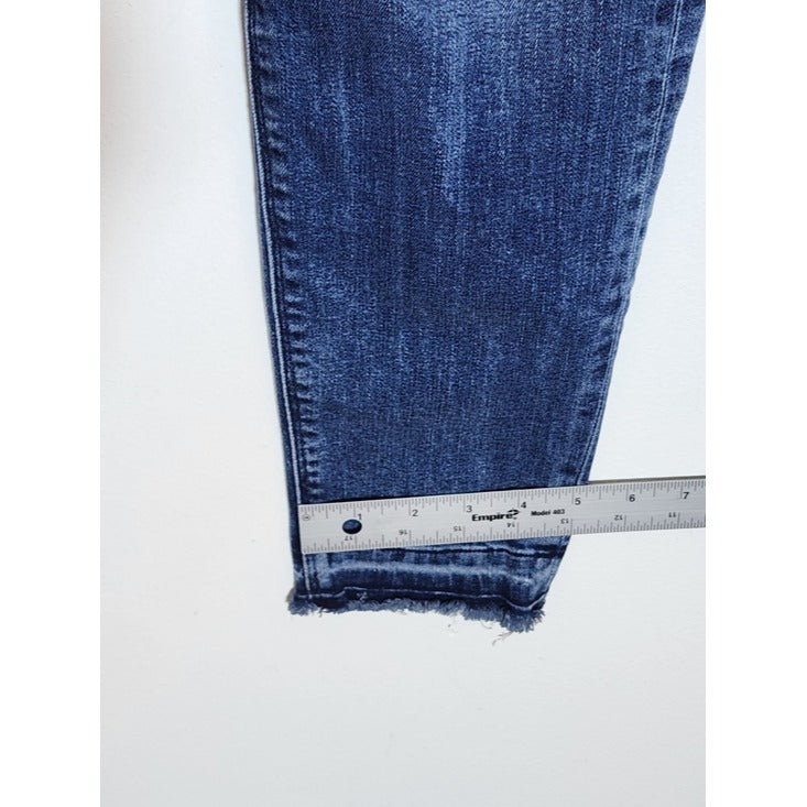Hudson Medium Wash Skinny Cut Off Jeans Size 29/Size 8