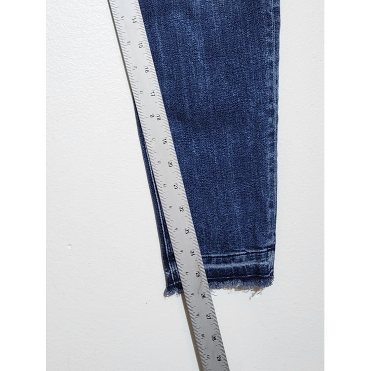Hudson Medium Wash Skinny Cut Off Jeans Size 29/Size 8