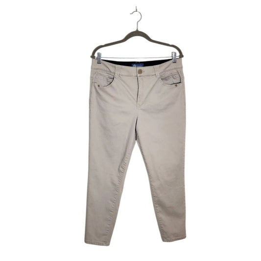 Democracy ABSolution Khaki Slim Fit Pants Size 14 Petite