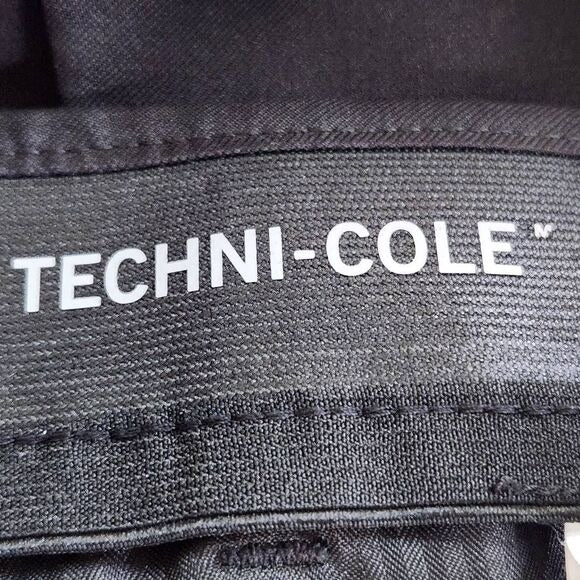 Kenneth Cole Reaction Black Slim Fit Performance Dress Pant Size 36 X 30