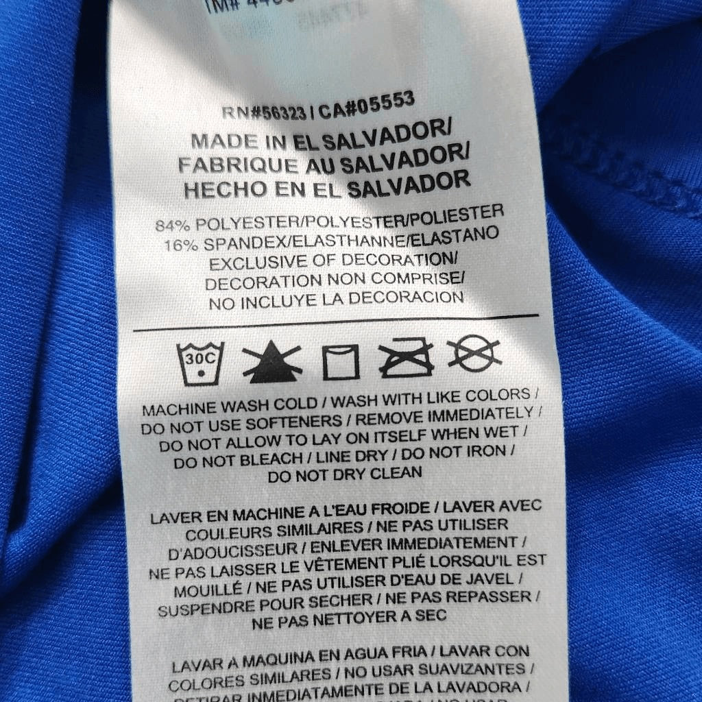 Nike Blue Long Sleeve Athletic Tee Size Large Nike Pro Blue Tee