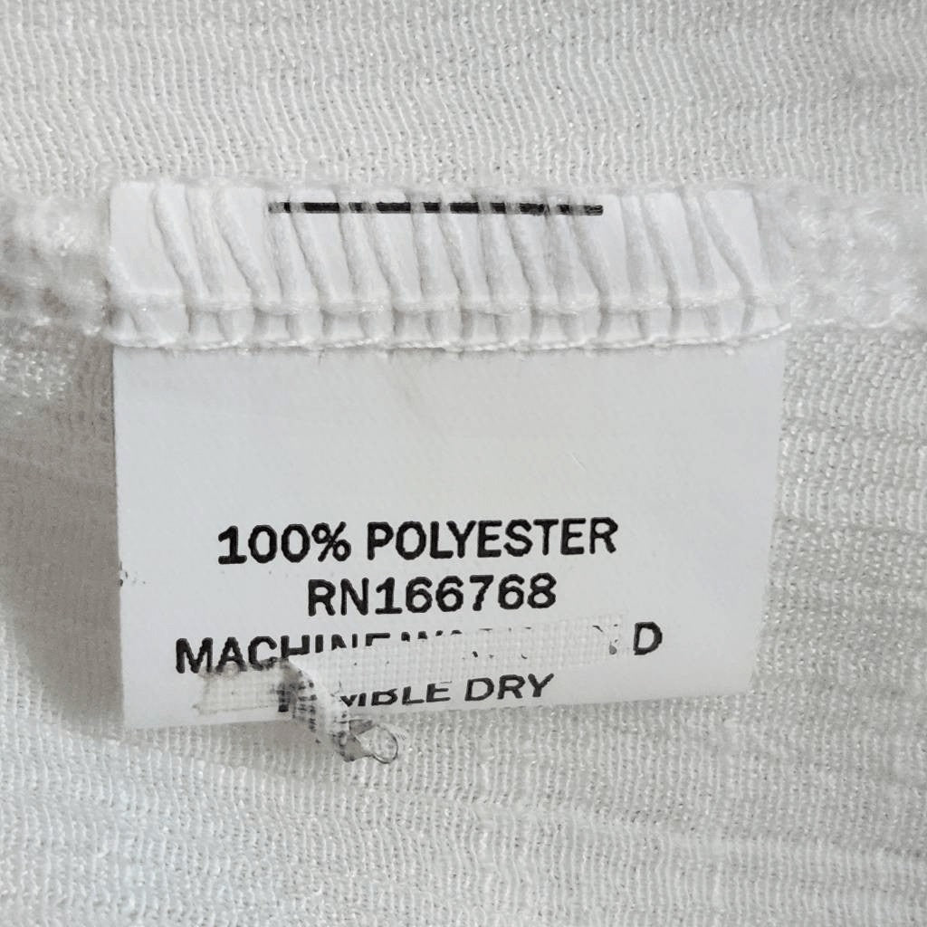 Ana & Rose White and Cream Crochet Cover-Up Size Small Crochet Beach Cover-Up