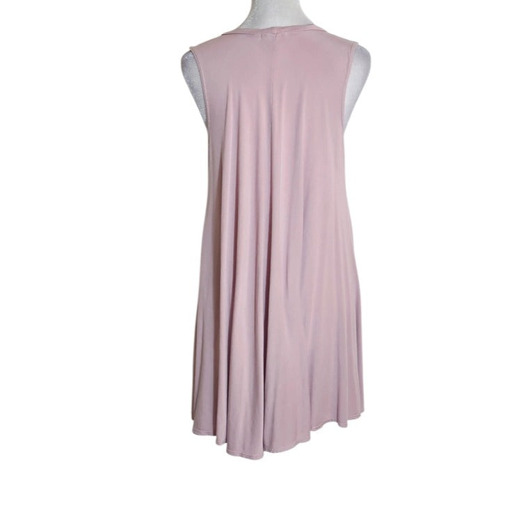 Silence + Noise Light Pink Sleeveless Swing Tunic Size Small