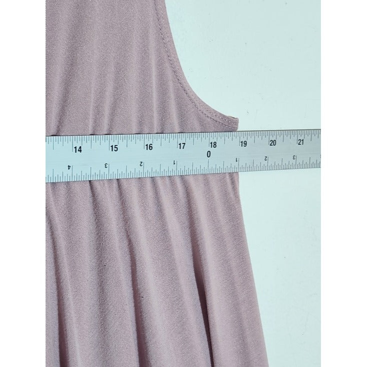 Silence + Noise Light Pink Sleeveless Swing Tunic Size Small