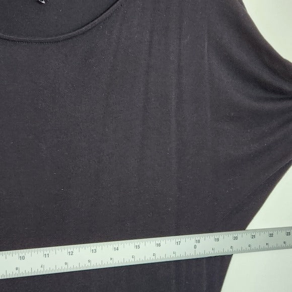 Boston Proper Black Knit Dolman Sleeve Dress Size Small