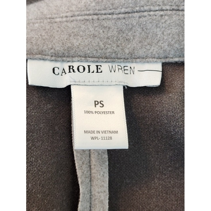 Carol Wren Gray Military Inspired Blazer Size Small Petite