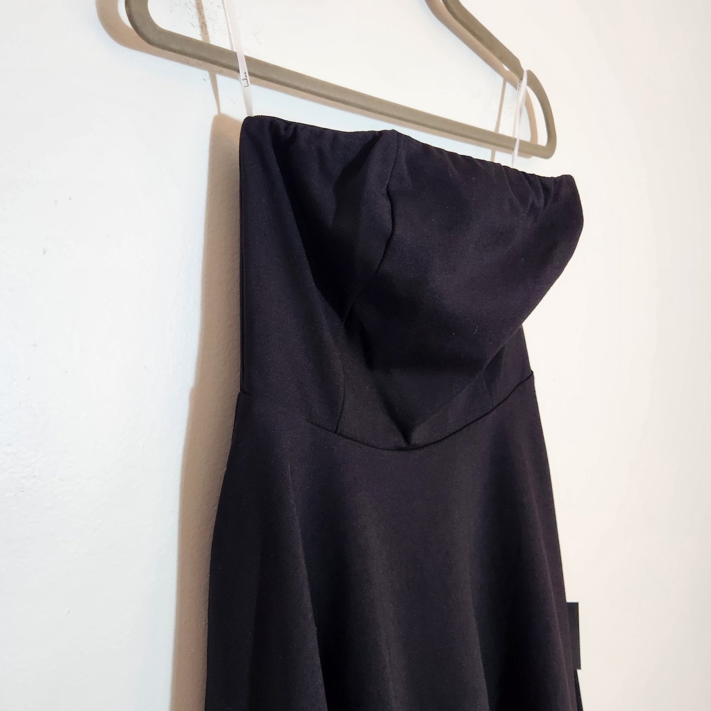 Lulus Black Strapless Cocktail Mini Dress Size Small NWT