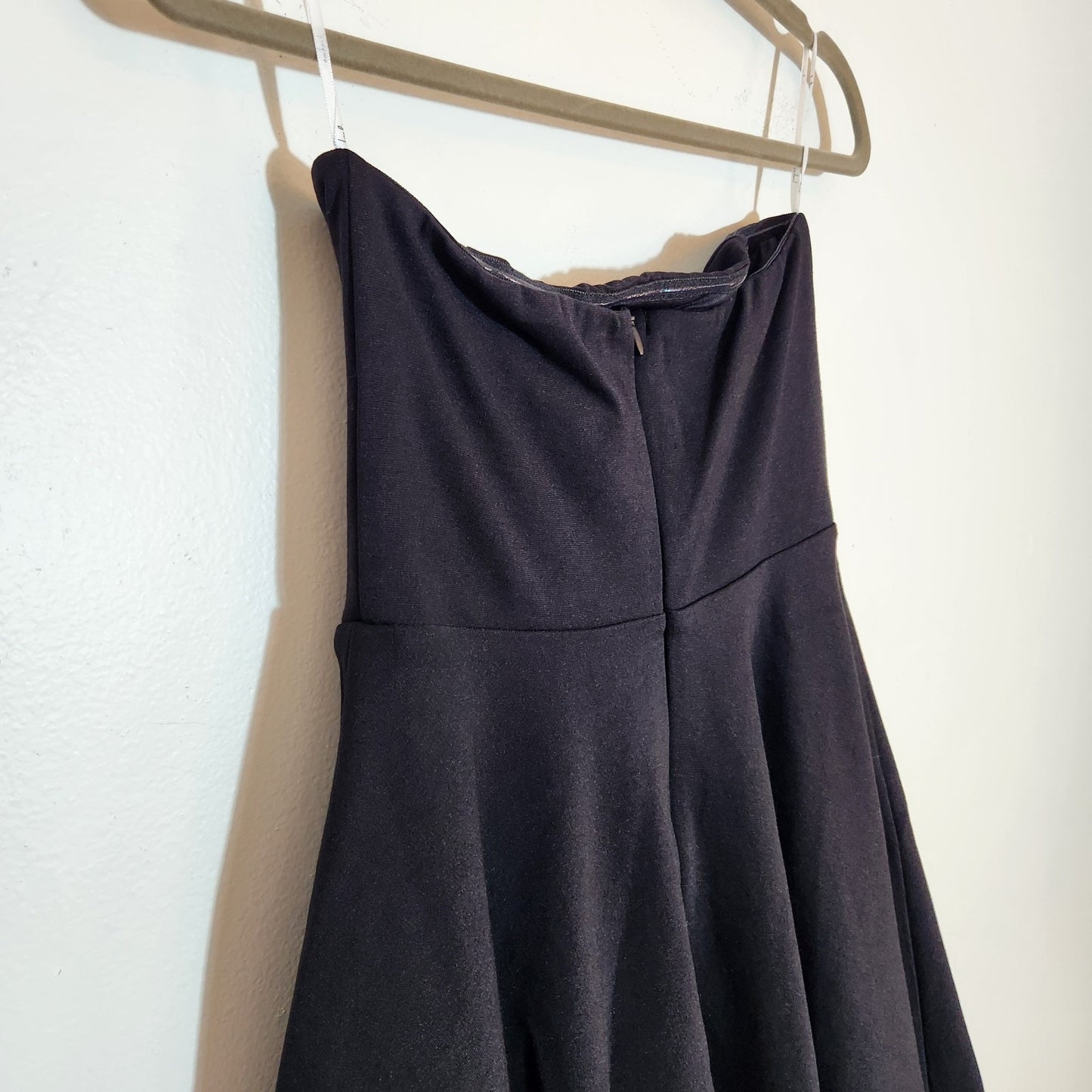 Lulus Black Strapless Cocktail Mini Dress Size Small NWT
