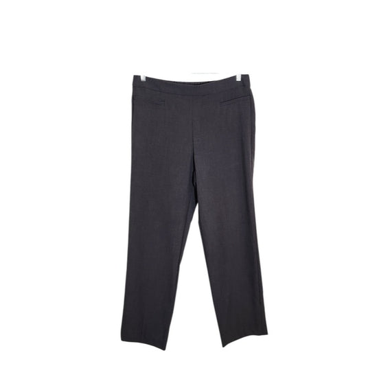 Time and Tru Womens Gray Straight Leg Trousers Size Large 12-14 NWT