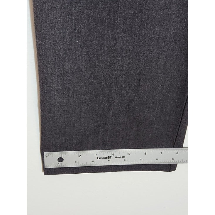 Time and Tru Womens Gray Straight Leg Trousers Size Large 12-14 NWT