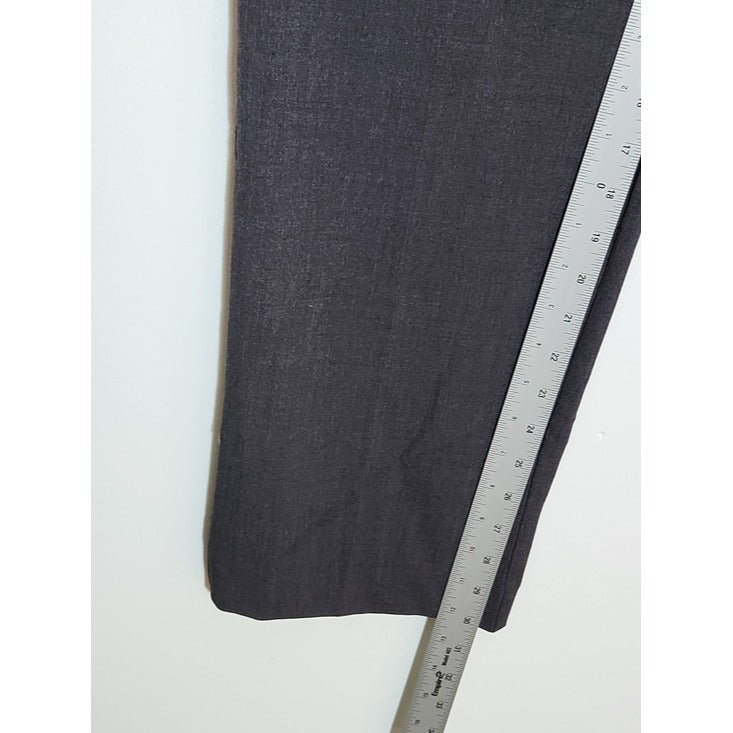 Time and Tru Womens Gray Straight Leg Trousers Size Large 12-14 NWT