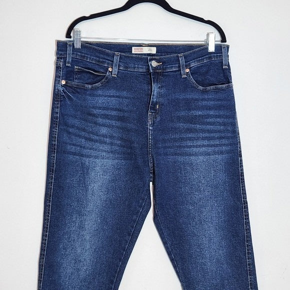 Levi's Women's Cropped Jeans Size 14 Heritage Boyfriend Jeans