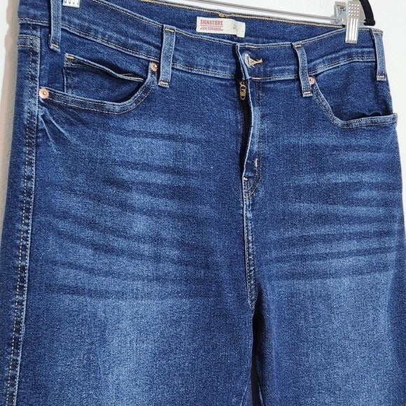 Levi's Women's Cropped Jeans Size 14 Heritage Boyfriend Jeans