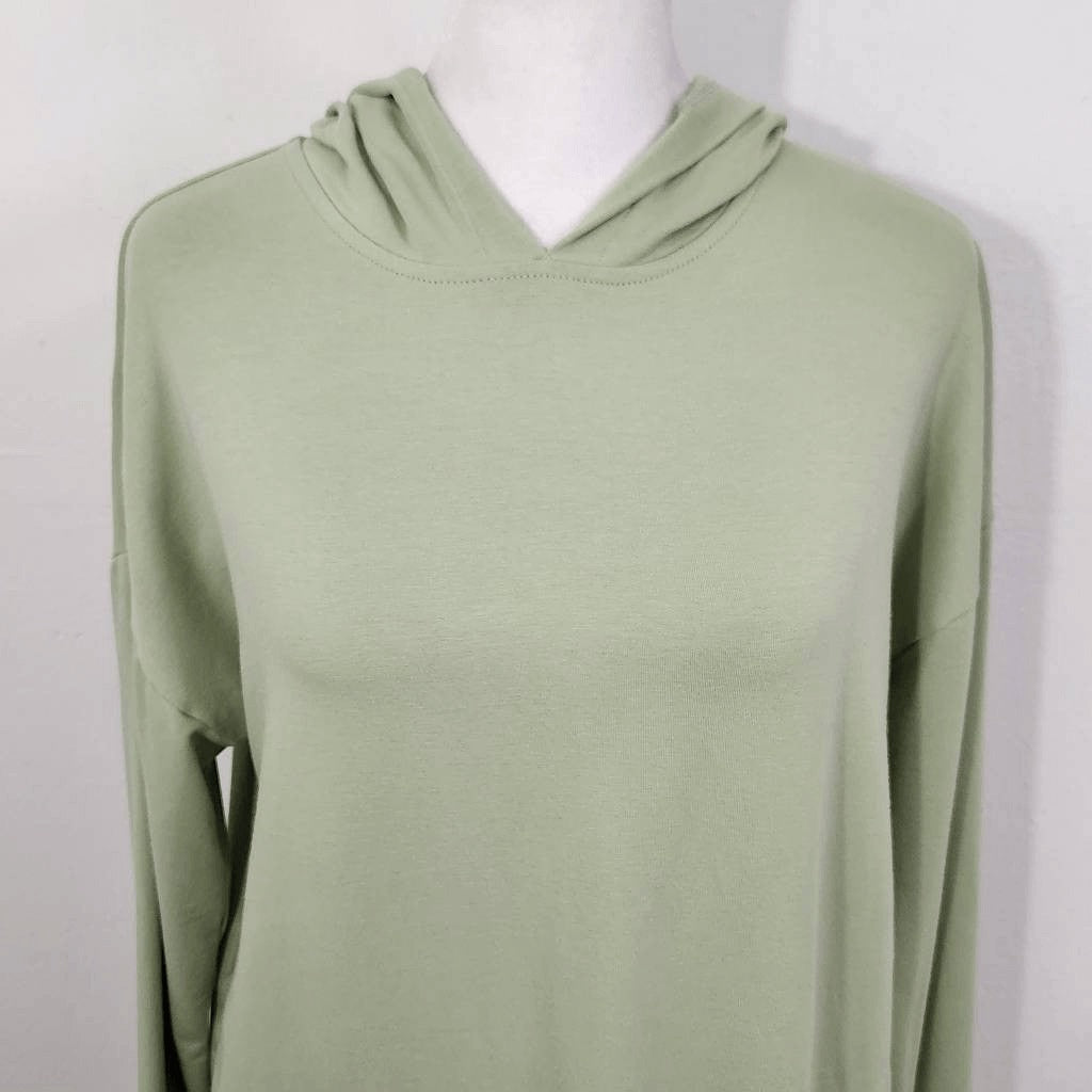 Zuda Green Hoodie Pullover Size XXS Pastel Green Activewear Top