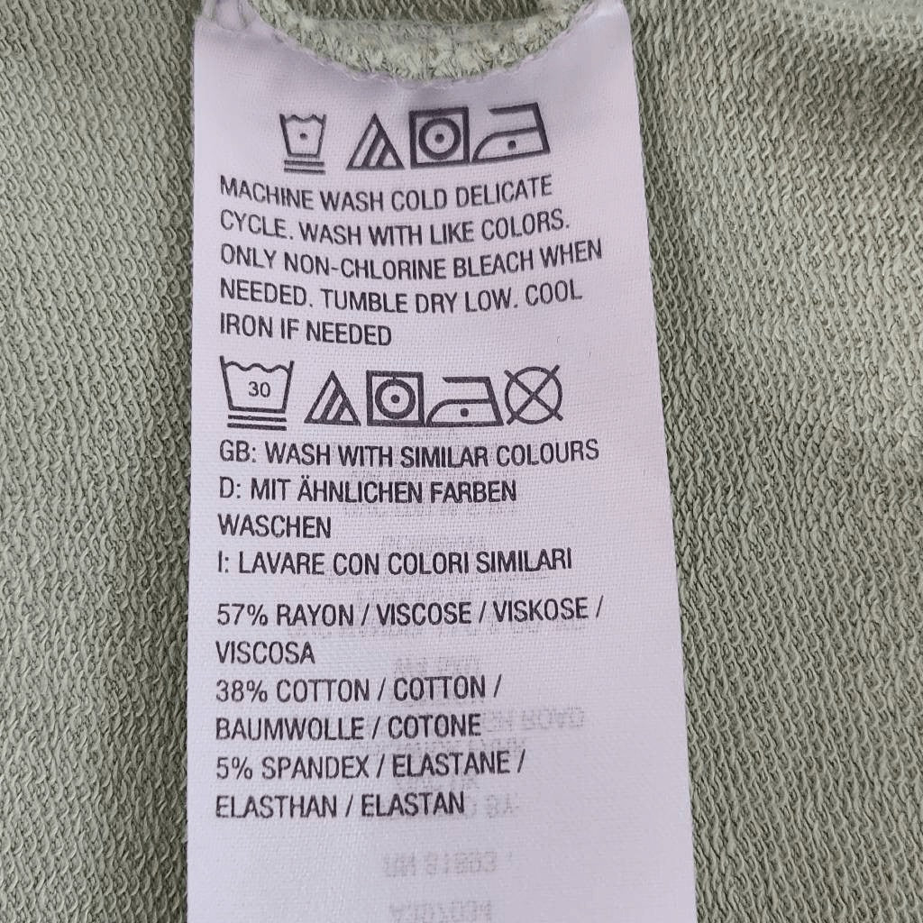 Zuda Green Hoodie Pullover Size XXS Pastel Green Activewear Top