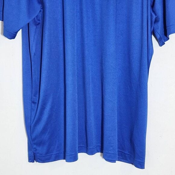 Russell University of Memphis Tigers Blue Polo Shirt Size XL Memphis Polo Shirt