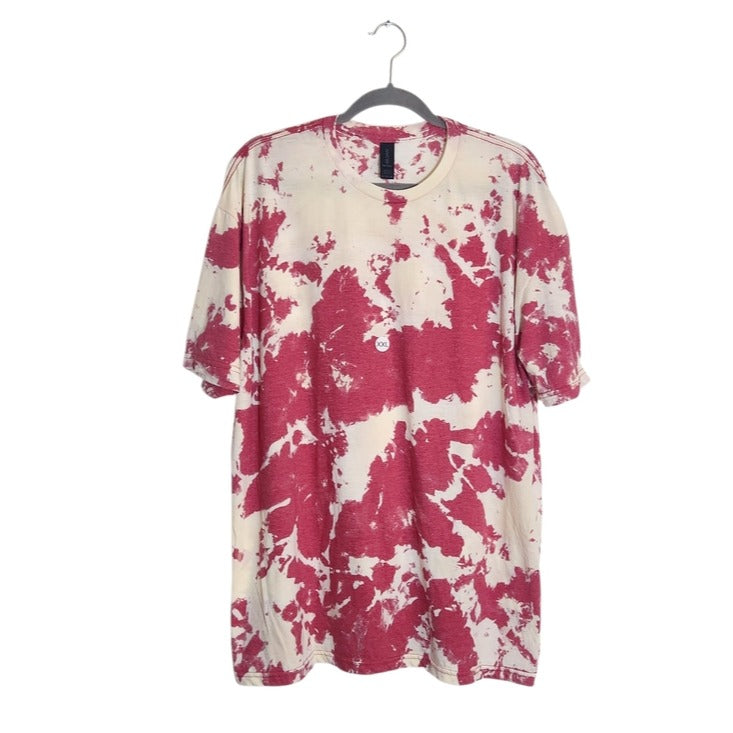 Gildan Mens Red and Cream Short Sleeve Tee Size 2XL NWOT