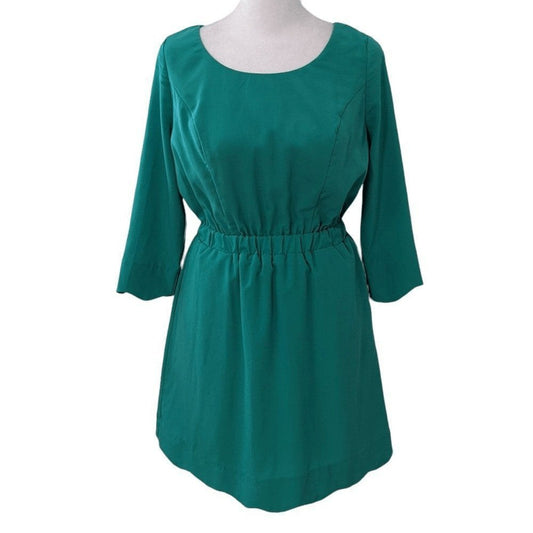 Gianni Bini Green Mini Dress with Back Cutout Size 1 Green Wedding Guest Dress