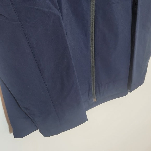 Free Country Navy Rain Jacket Size Medium Navy Men's Jacket with Hoodie New