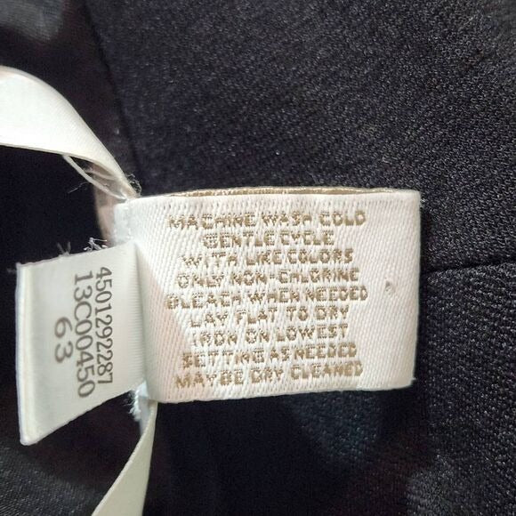 Chico's Black Knit Blazer Size Small Black Knit Open Jacket