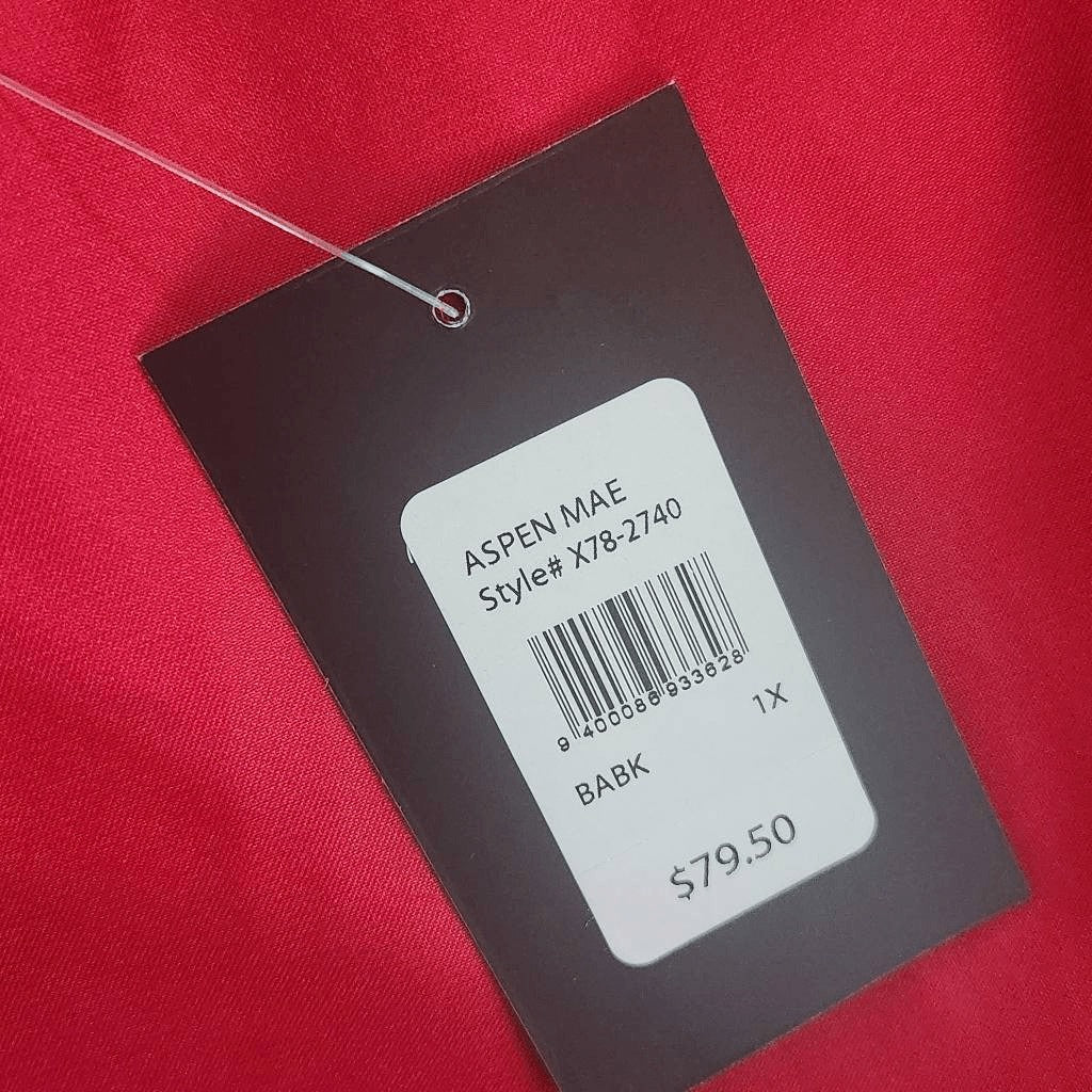 Frederick's of Hollywood Ruby Pink Satin Robe Size 1X NWT Lingerie Shower