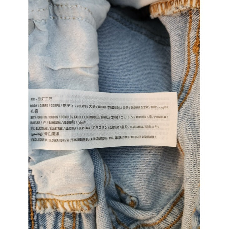 Abercrombie & Fitch Light Wash Ultra High Rise Ankle Straight Jeans Size 0