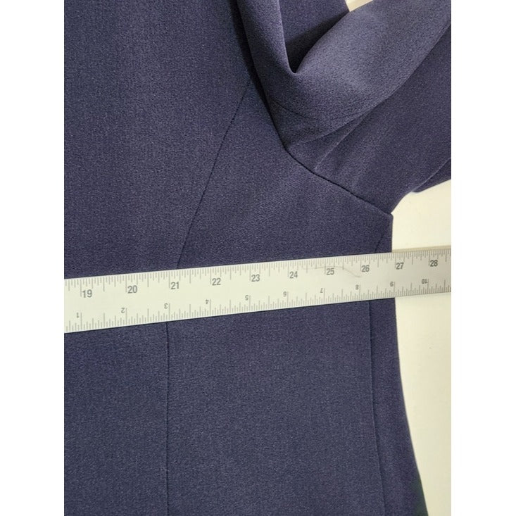 Jones Studio Navy Shawl Collar Open Front Blazer Size 24W