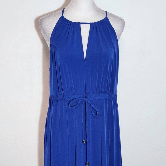 Suite 7 Blue Sleeveless Maxi Dress Size 10 Blue and White Maxi Dress
