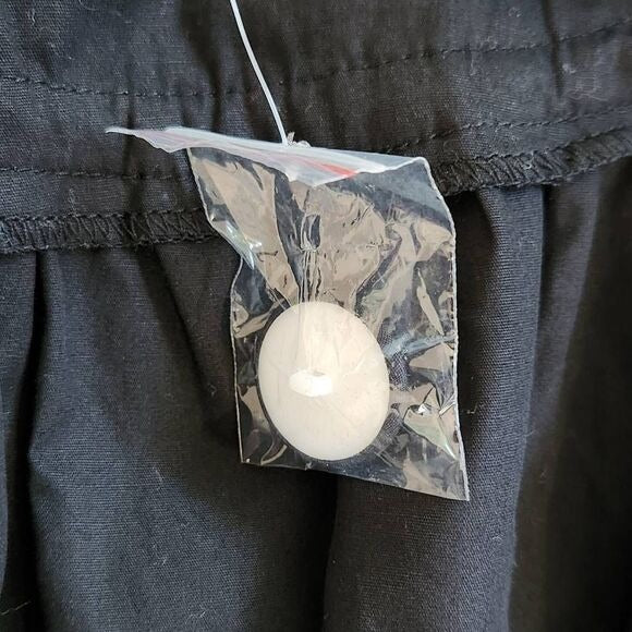 Lovestitch Black Embroidered Cotton Blazer Size Large Black Blazer New