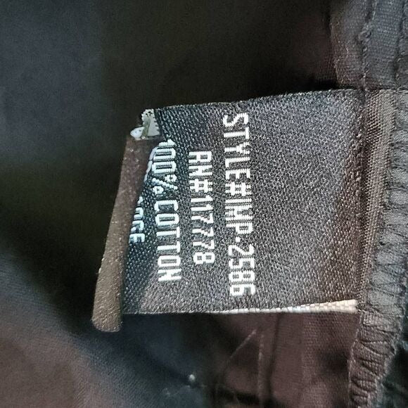 Lovestitch Black Embroidered Cotton Blazer Size Large Black Blazer New