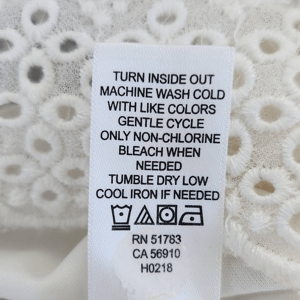Maurices White Off The Shoulder Dress NWT Size Large Smocked Ivory Dress