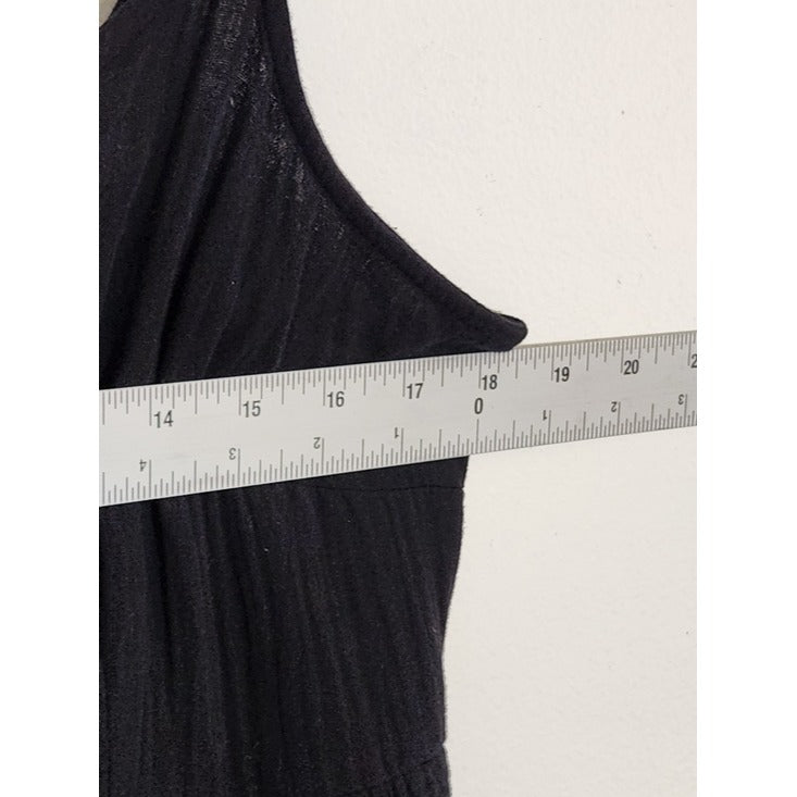 Universal Thread Black Cotton Gauze Midi Dress Size Medium NWT