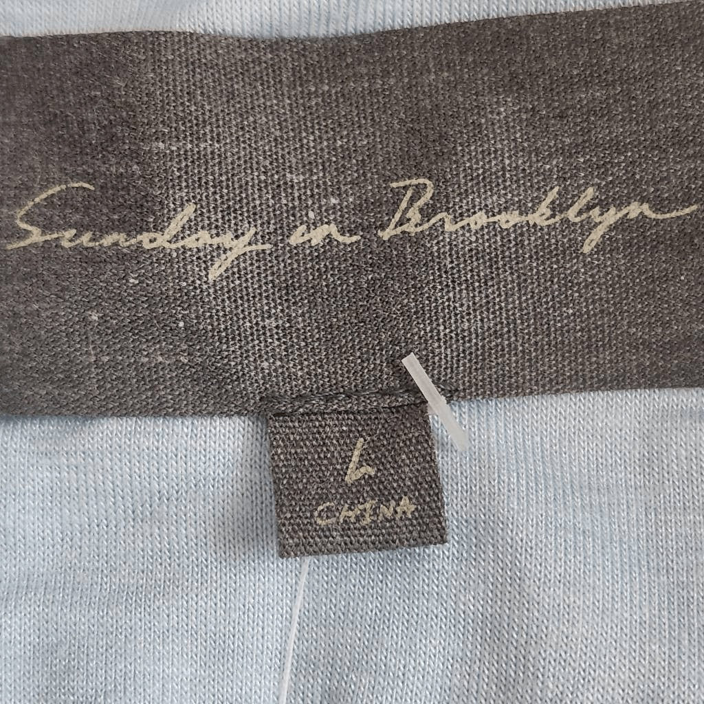 Sunday in Brooklyn Anthropologie Terry Cloth Light Blue Bra NWT Size Large