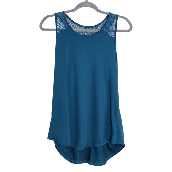 Teal Blue Athletic Swing Tank Top Size XL