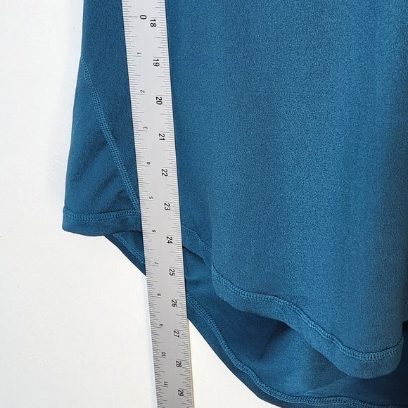 Teal Blue Athletic Swing Tank Top Size XL