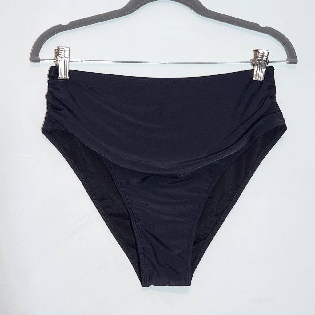 Zaful Black Bikini with High Waist Bottoms NWT Size Large