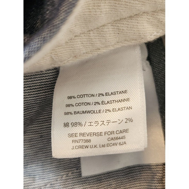 J. Crew Blue Textured Slim Leg Pants Size 30 x 30