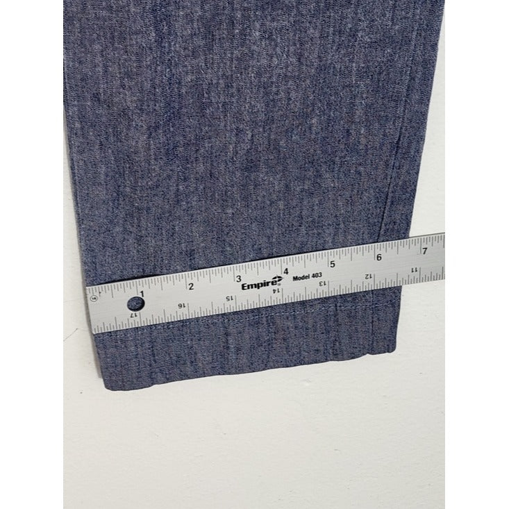 J. Crew Blue Textured Slim Leg Pants Size 30 x 30