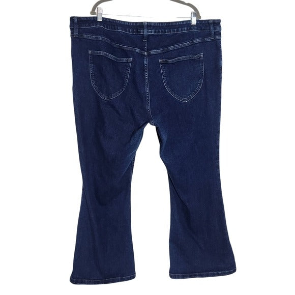 Ava & Viv Women's Dark Wash Boot Cut Jeans Size 26W