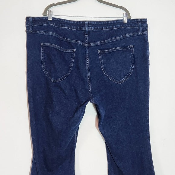 Ava & Viv Women's Dark Wash Boot Cut Jeans Size 26W