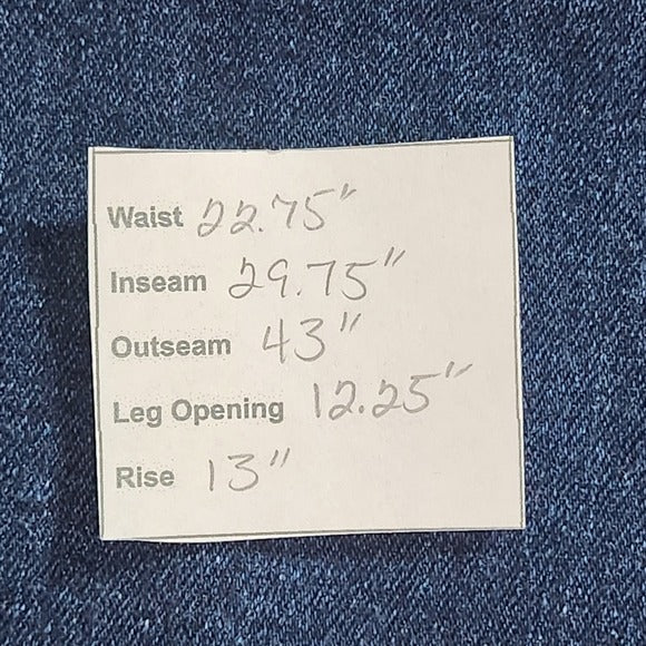 Ava & Viv Women's Dark Wash Boot Cut Jeans Size 26W