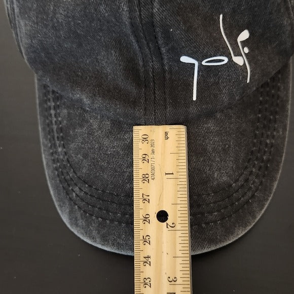 Black Mineral Washed Women’s Golf Baseball Hat One Size NWOT