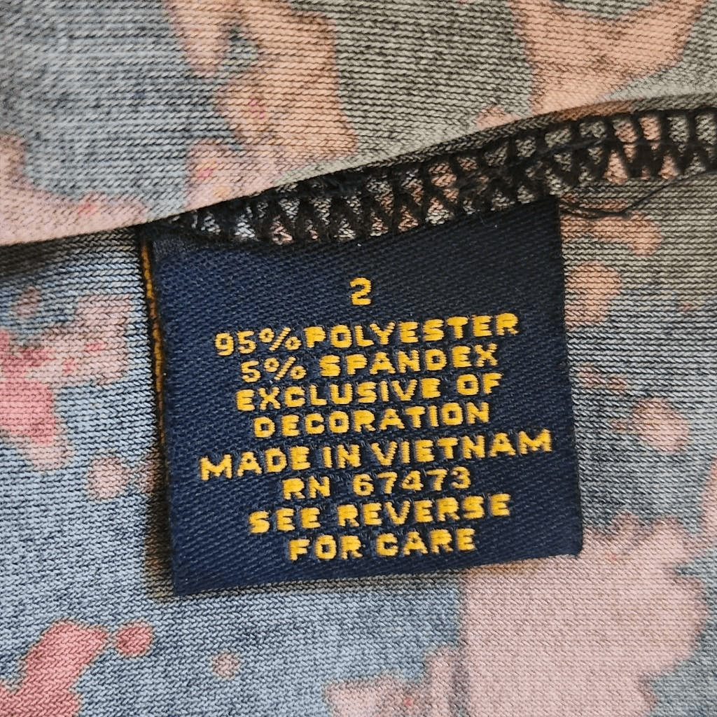 Just Taylor Red and Black Sheath Dress Size 2 Black and Red Print Dress